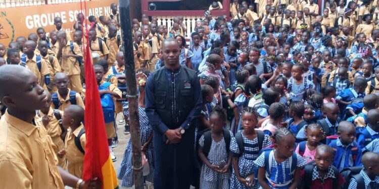 Rentrée scolaire 2025-2026 : le Coordinateur national de la MAOG visite le Groupe Scolaire Niassene à Matoto