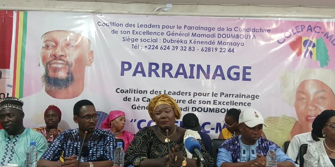 La coalition COLPAC-MD annonce le parrainage de la candidature du Général Mamadi Doumbouya