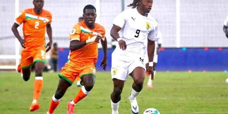 Aliou Badara Baldé buteur, mais la Guinée rattrapée en fin de match