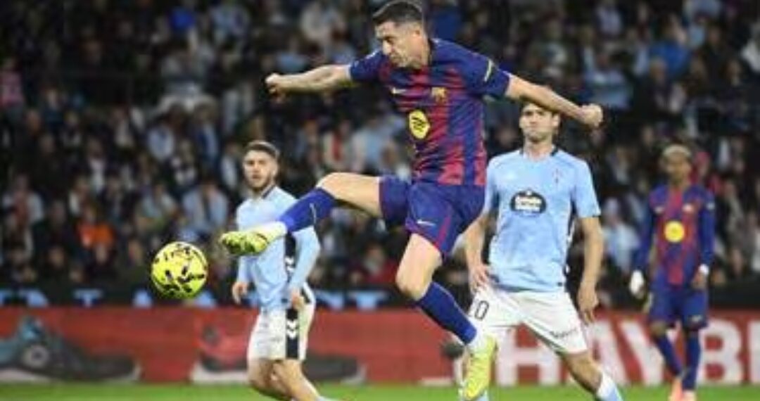 Liga : Lewandowski offre la victoire au FC Barcelone face au Celta Vigo