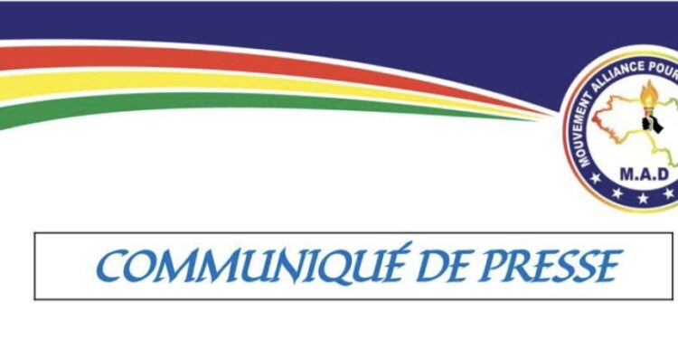 Le Mouvement Alliance pour la Démocratie (MAD) saisit la Cour suprême pour contester la candidature de Mamadi Doumbouya