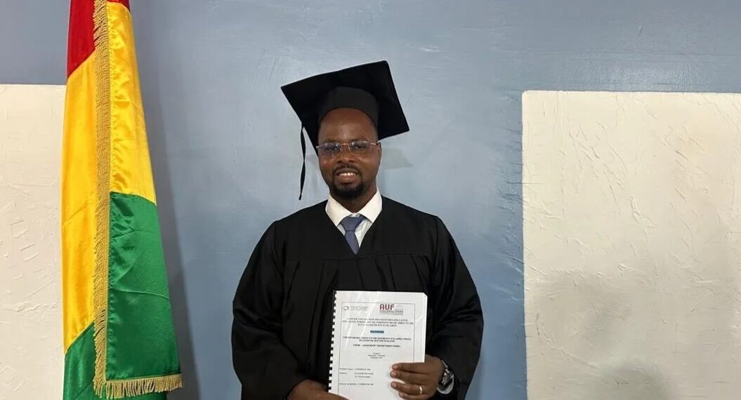 Gestion des systèmes éducatifs : Aboubacar Mandela Camara obtient son Master 2 avec distinction