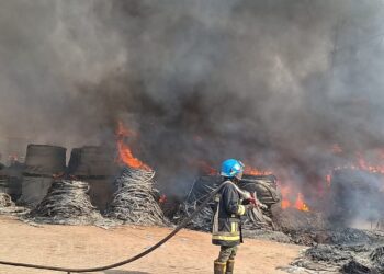 Incendie à Sonfonia-Casse : un entrepôt d’EDG gravement endommagé