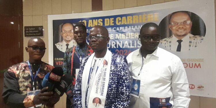 Médias : le journaliste Eugène Capi Balamou célèbre ses 10 ans de carrière à Conakry