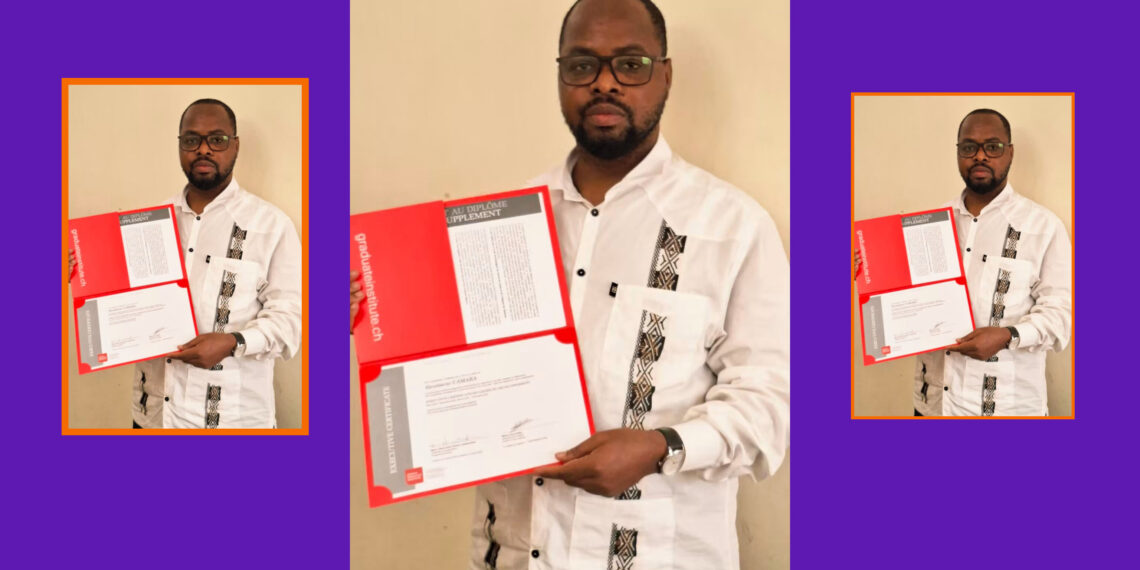 Formation : Aboubacar Mandela Camara décroche un diplôme de haut niveau en Genre et Développement