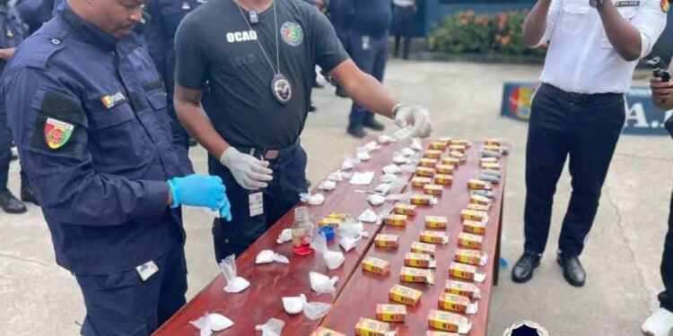 ​Guinée : L’OCAD annonce la saisie de 725 grammes de cocaïne à Ratoma