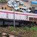 Déraillement d’un train à Kagbelen : Le ministre de l’Environnement en visite de terrain