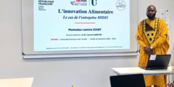 France : le Guinéen Diaby Mamadou Lamine décroche un deuxième Master