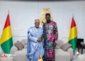 Mamadi Doumbouya reçoit Elhadj Alsény Barry, président de la Coordination des Fulbhés et Haali-Pular