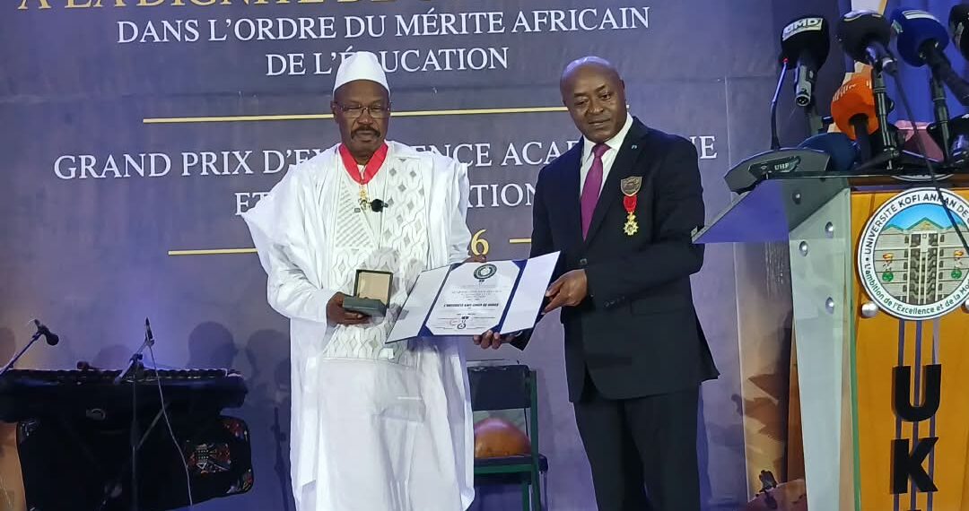 Guinée : le Dr Ousmane Kaba et l’Université Kofi Annan distingués par l’International Committee of Excellence