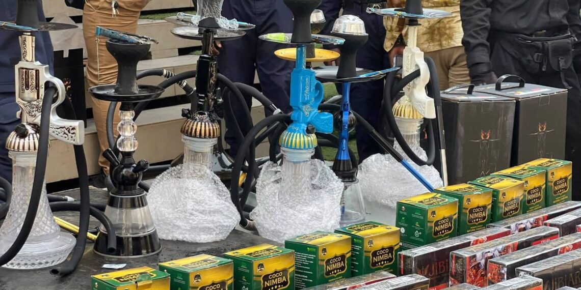 Guinée : les services spéciaux ont fait une importante saisie de chicha.
