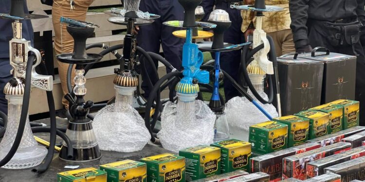 Guinée : les services spéciaux ont fait une importante saisie de chicha.