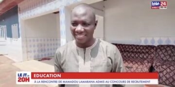 Concour des enseignants: Mamadou Lamarana 3 Barry classé 49e sur 6000 admis.