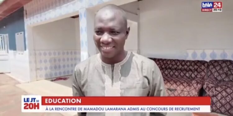 Concour des enseignants: Mamadou Lamarana 3 Barry classé 49e sur 6000 admis.